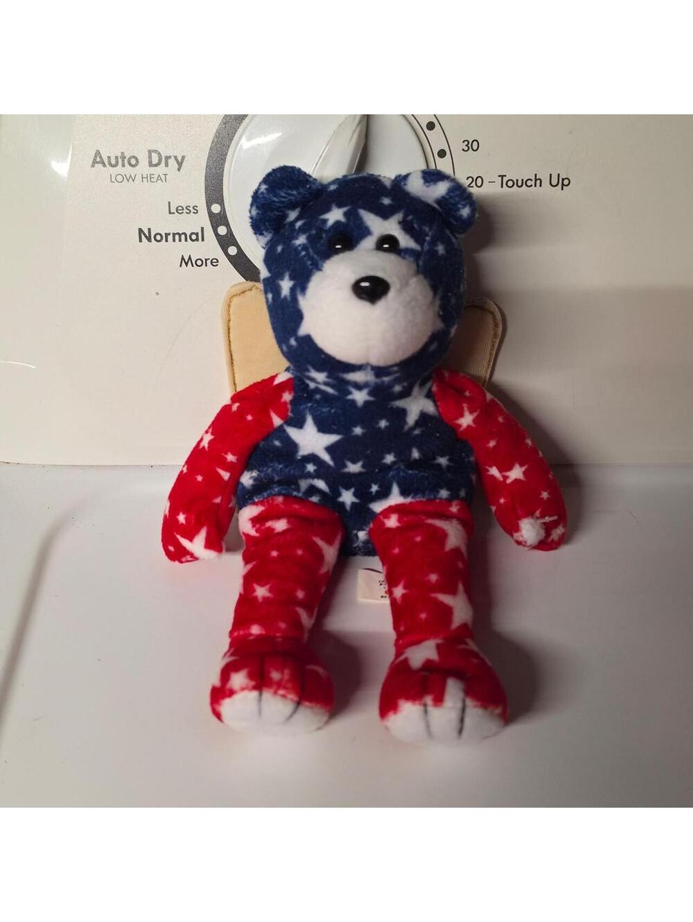 Angelic Beans" DUMAMIS" By Protech Plush Toy #04540 Patriotic Collection NEW 3 +